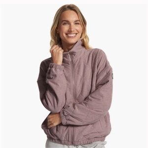 Vuori Women's Quilted Jacket in Mauve
